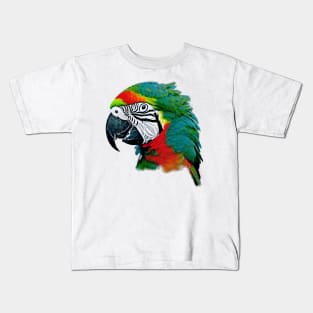 Profile of a Parrot Kids T-Shirt